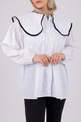Wide Collar Shirt