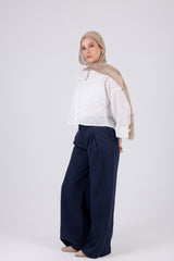 Embroidered Linen Shirt