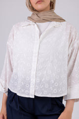 Embroidered Linen Shirt