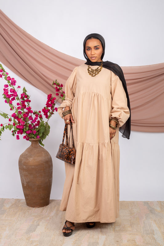Sunny Dress-Beige
