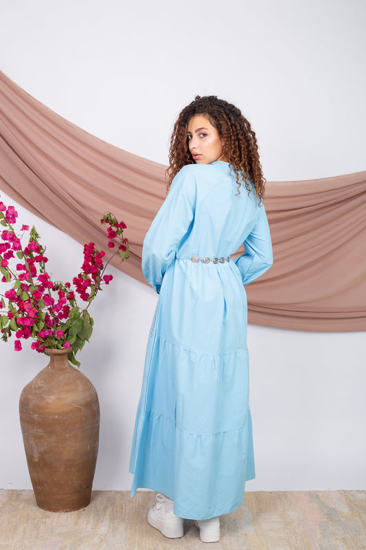 Outgoing Dress -Baby Blue