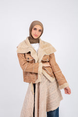Shearling Jacket - Camel