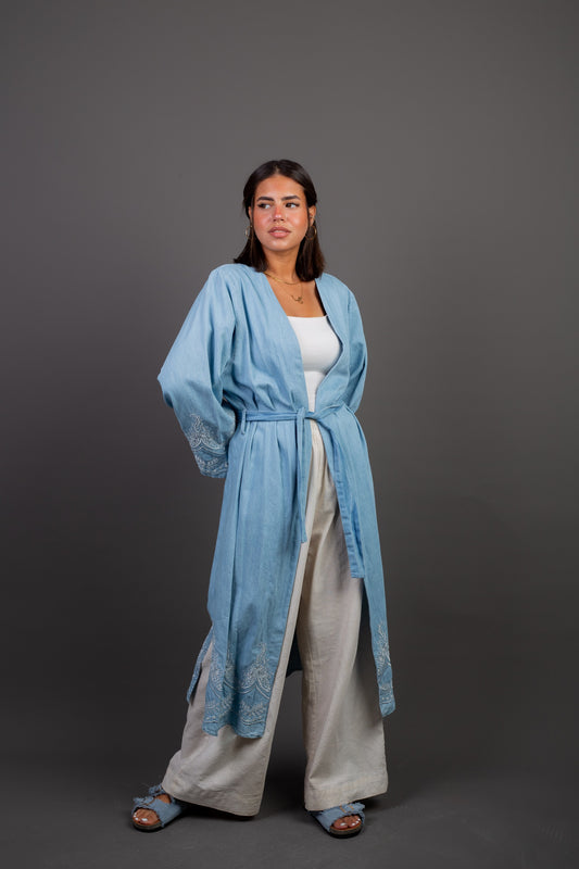 Handmade Denim Cardigan