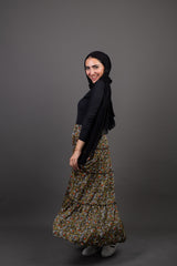 Bloomy Printed Skirt