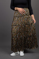 Bloomy Printed Skirt