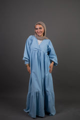 Woody Dress -Baby Blue