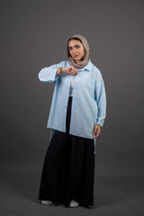 Striped Chemise - Baby blue