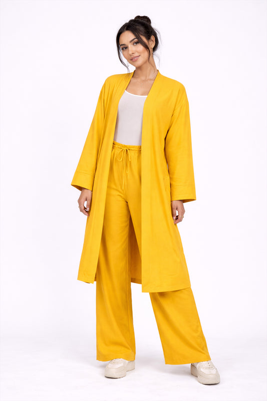 Cozy Set-mustard