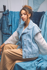 Beige Flow Pants – modest loose