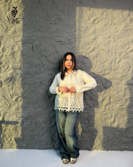 Floral Guipure Lace Blouse