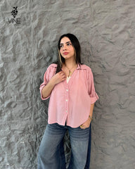 Luna Ribbed Rayon Shirt