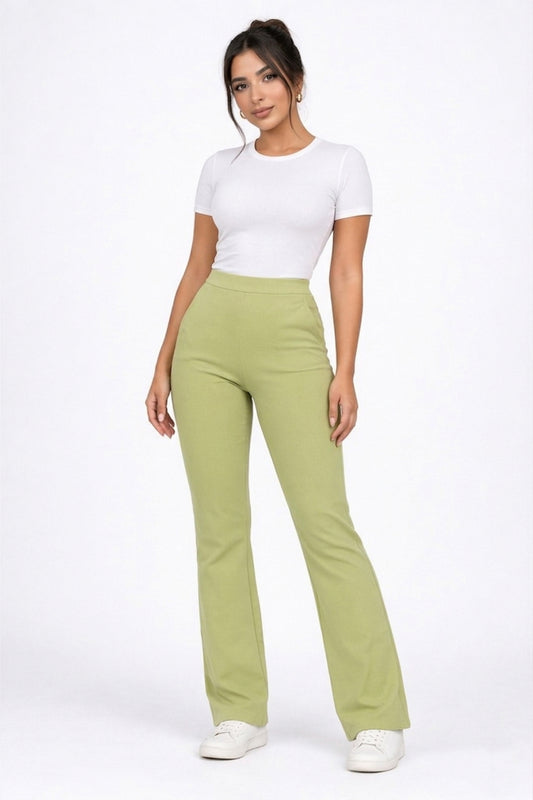 Sleek Fit Pants_Mint Green