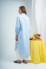 Accessorized Poplin Dress