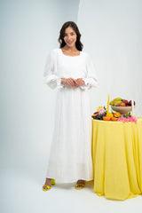 Lace Linen Dress