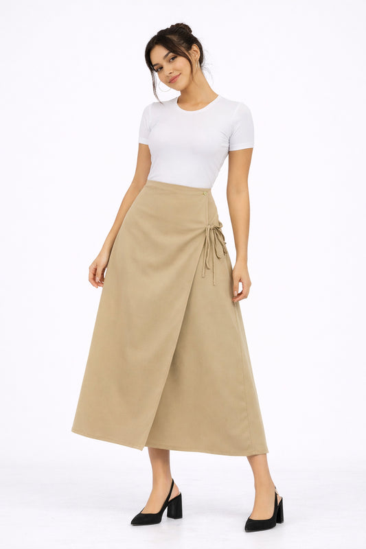 Wrap Skirt _ Beige