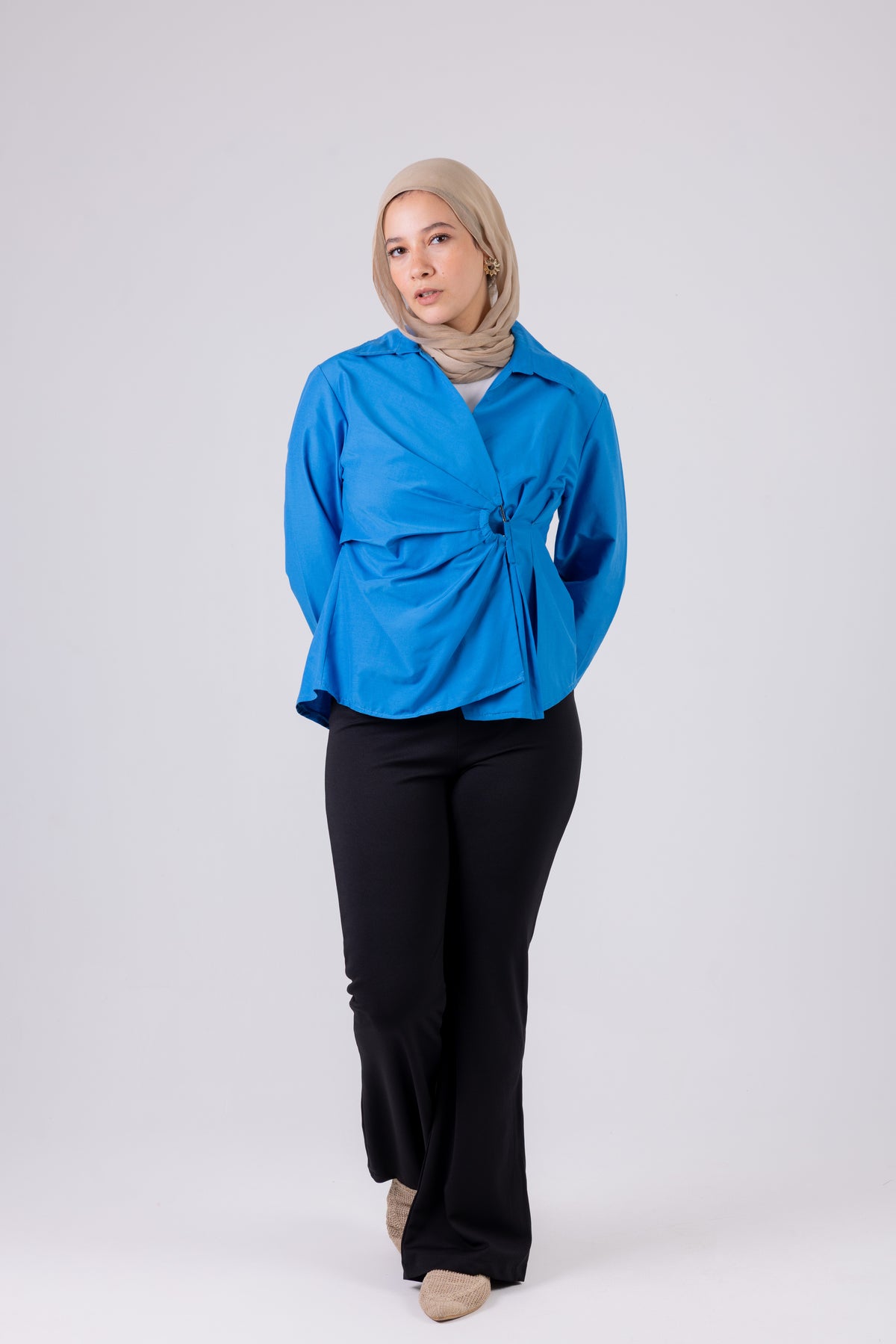 Twist Poplin Shirt