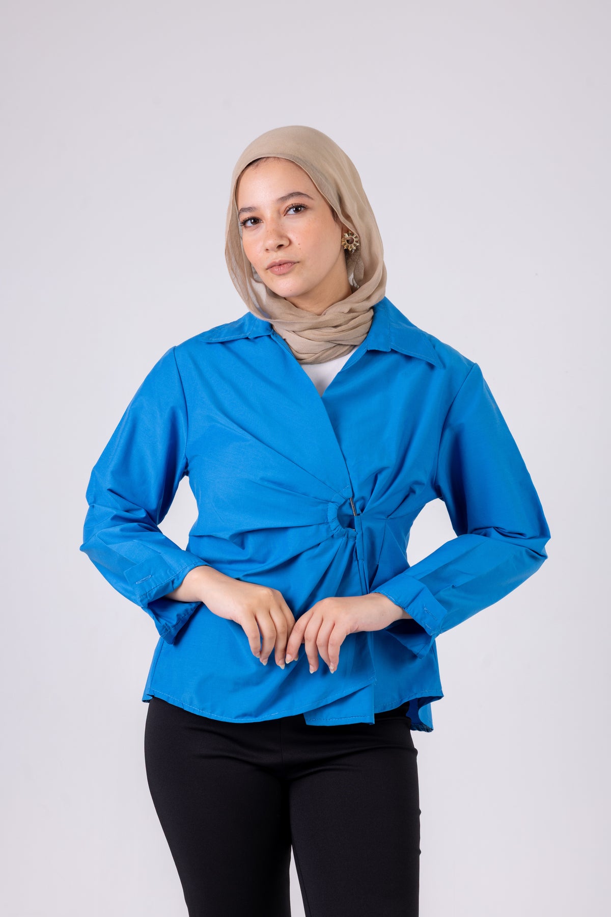 Twist Poplin Shirt