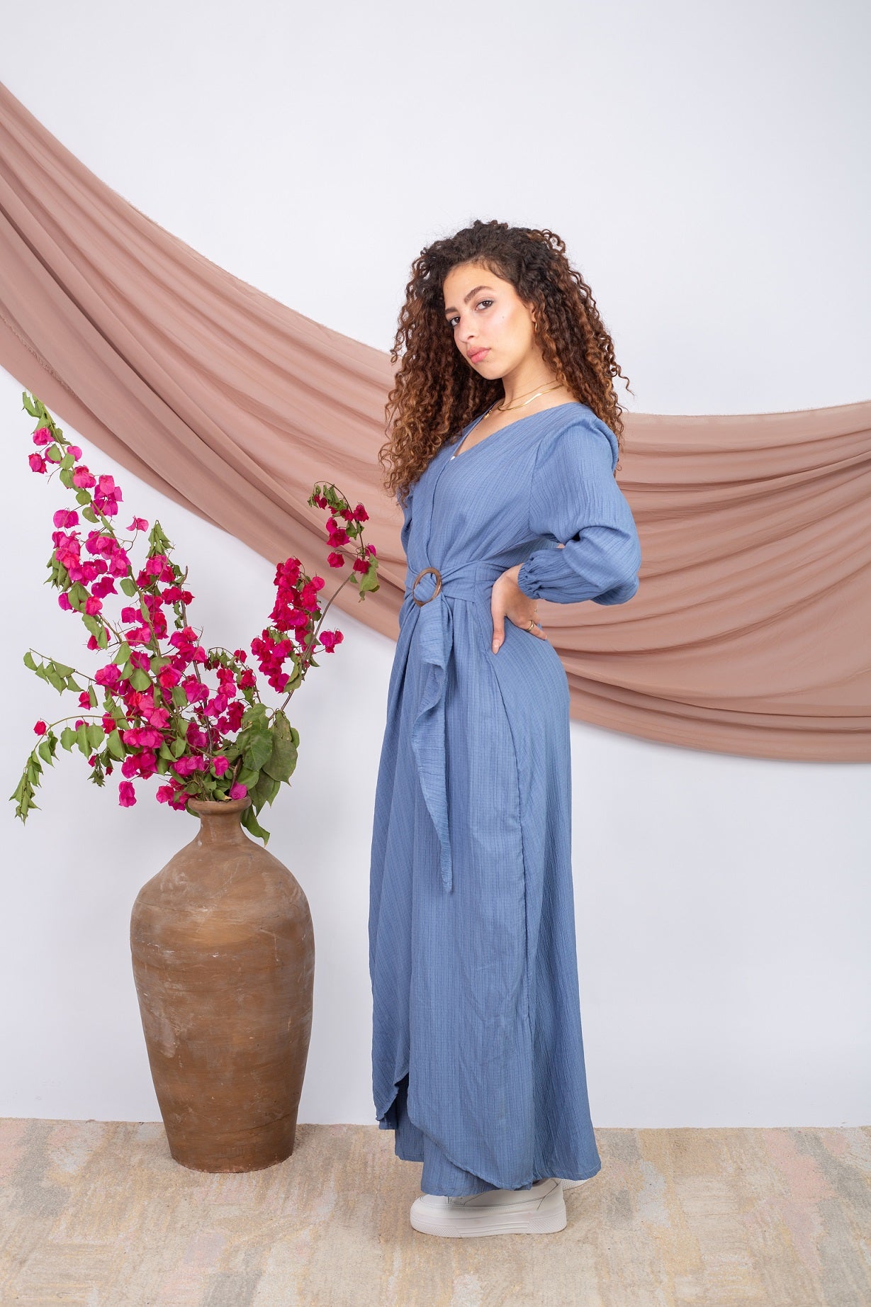 Moody Dress -Blue