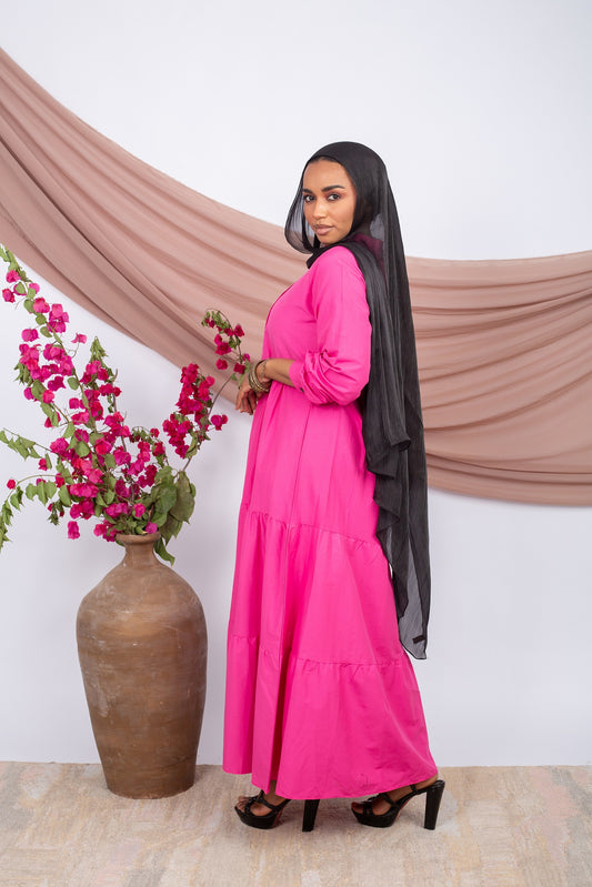 Sunny Dress-Hot Pink