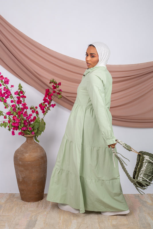 Outgoing Dress -Mint green