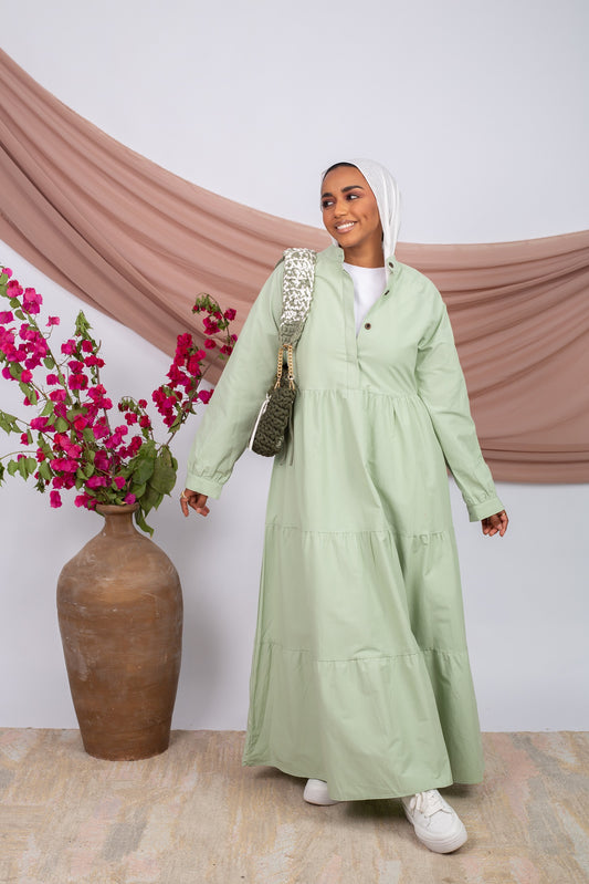 Outgoing Dress -Mint green