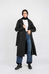 Classic Trench Coat - Black