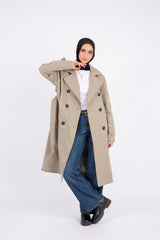 Classic Trench Coat - Gray