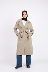 Classic Trench Coat - Gray