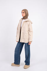 Everyday Trench Jacket -Beige