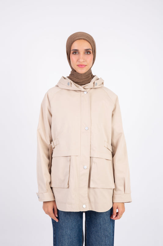 Everyday Trench Jacket -Beige