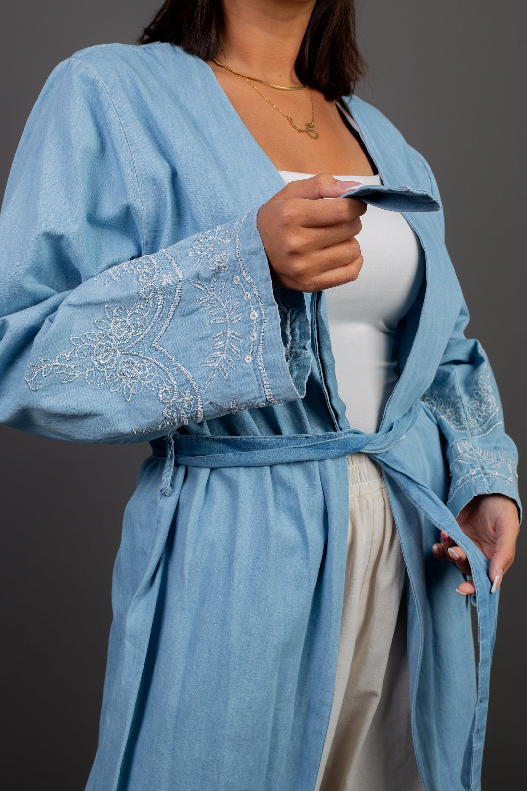 Handmade Denim Cardigan