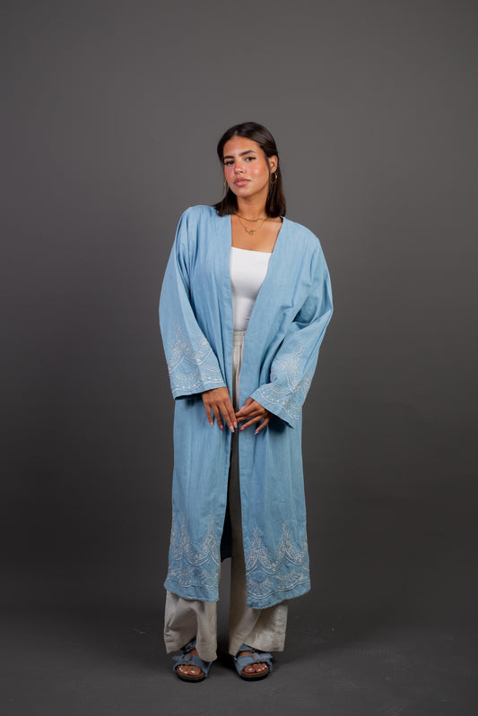 Handmade Denim Cardigan