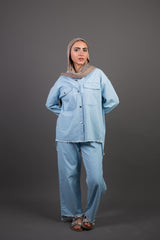 Wave Denim Set