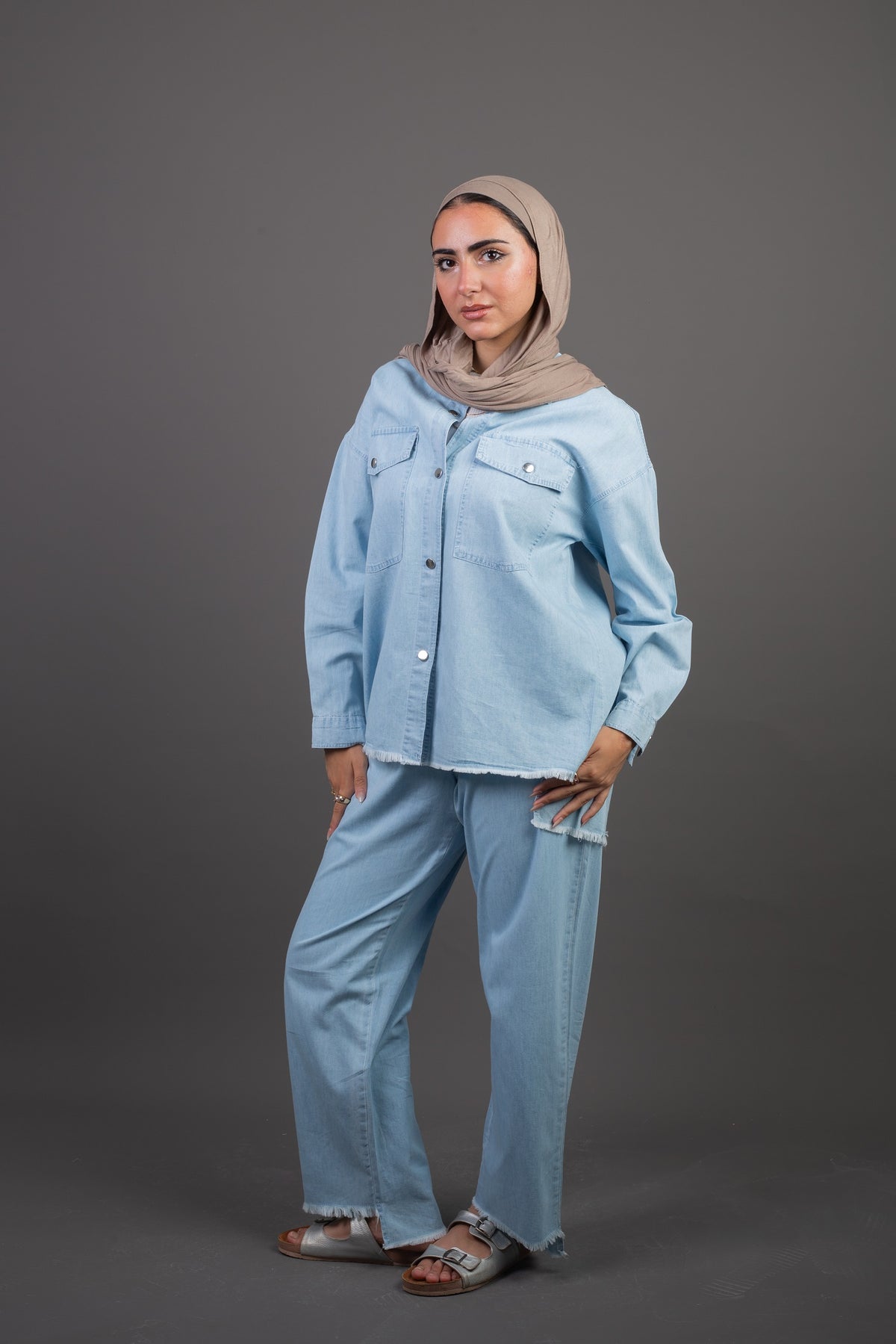 Wave Denim Set