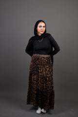 Tiger Printed Skirt