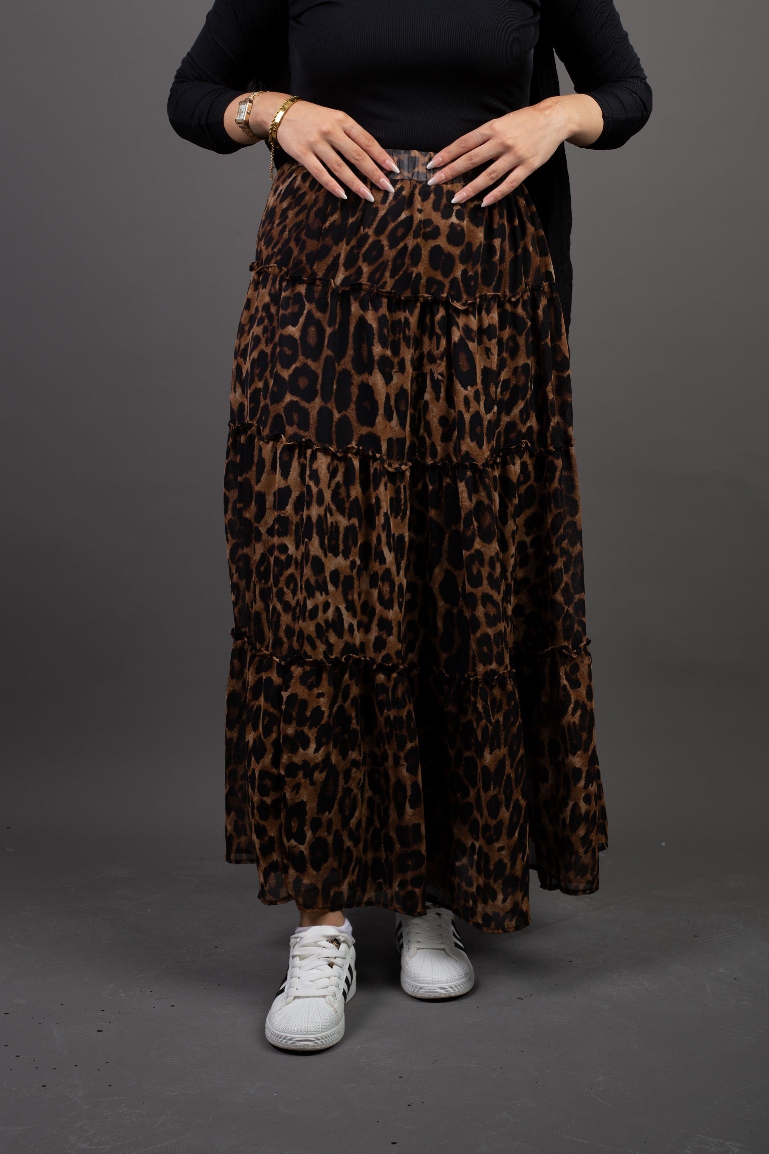 Tiger Printed Skirt