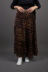 Tiger Printed Skirt