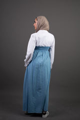 Cup Denim Dress