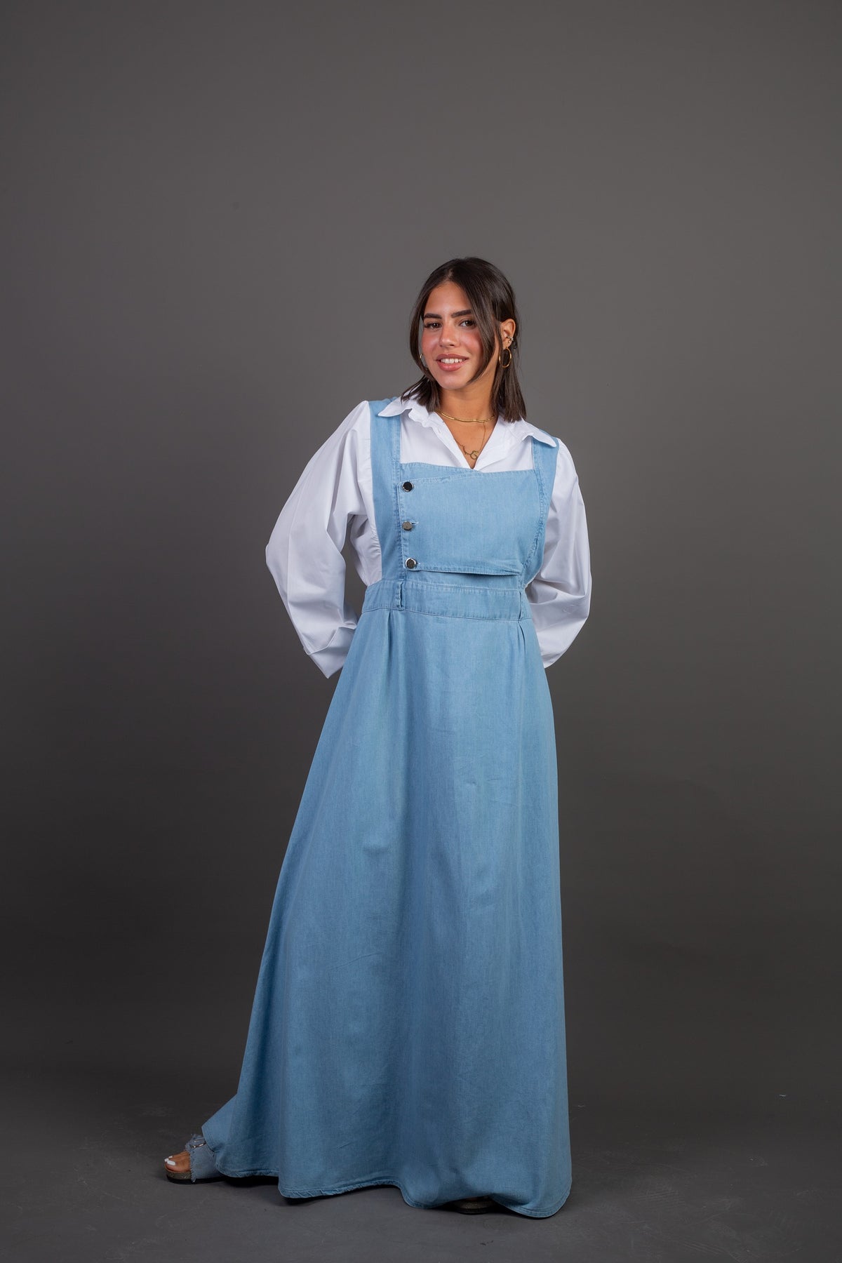 Chemise Denim Dress