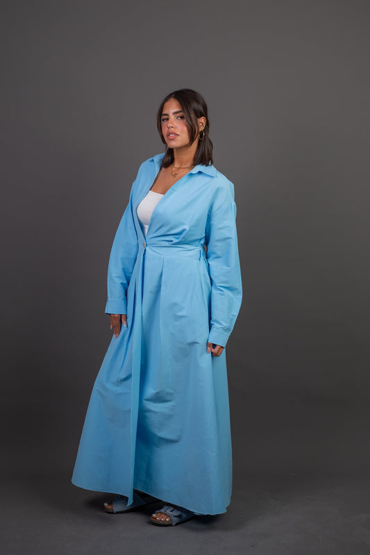 Orla-Dress _ Baby blue