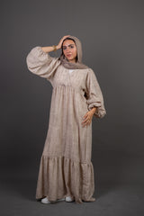 Woody Dress -Beige