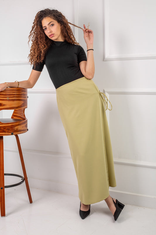 Wrap Skirt _ Beige