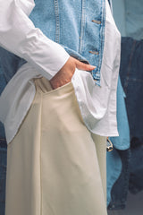 Light beige modest 