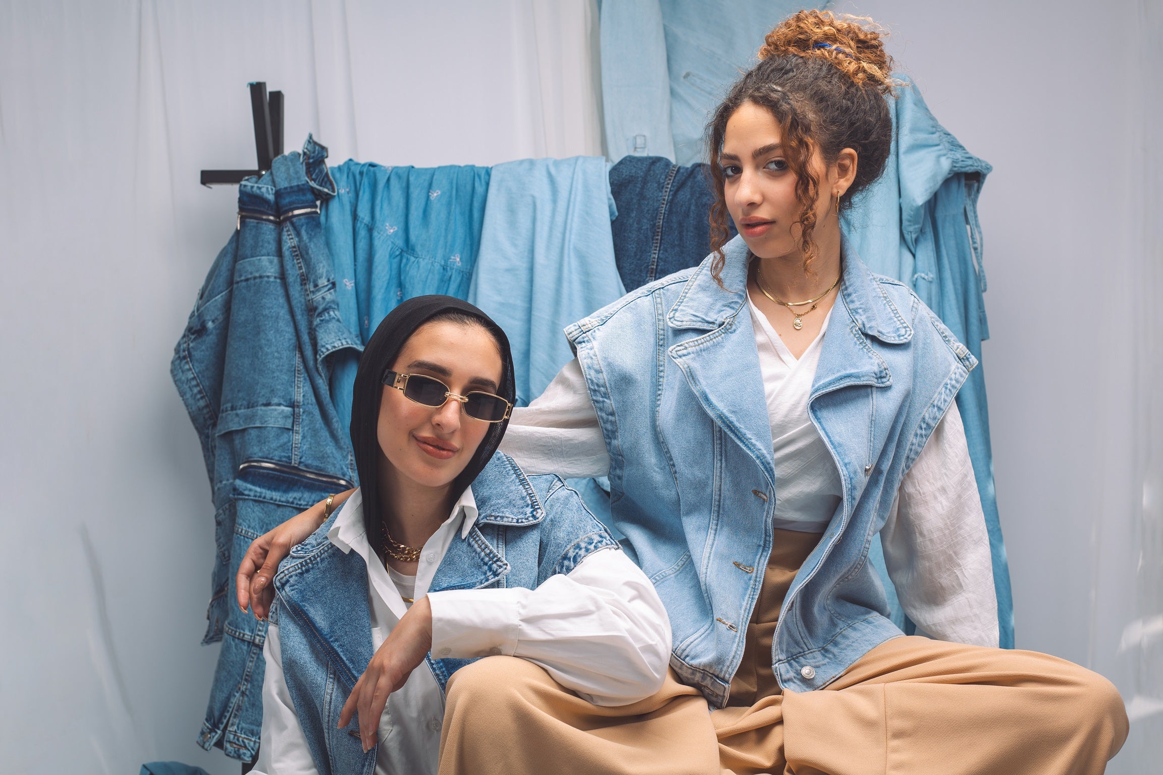 Light blue denim shirt 