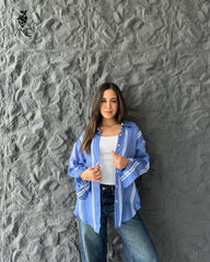 Contrast Stripe Shirt