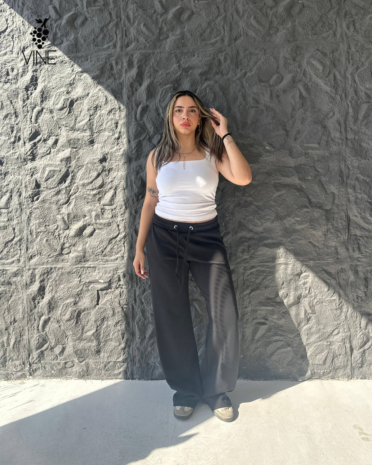 Relaxed Wide-Leg Sweatpants
