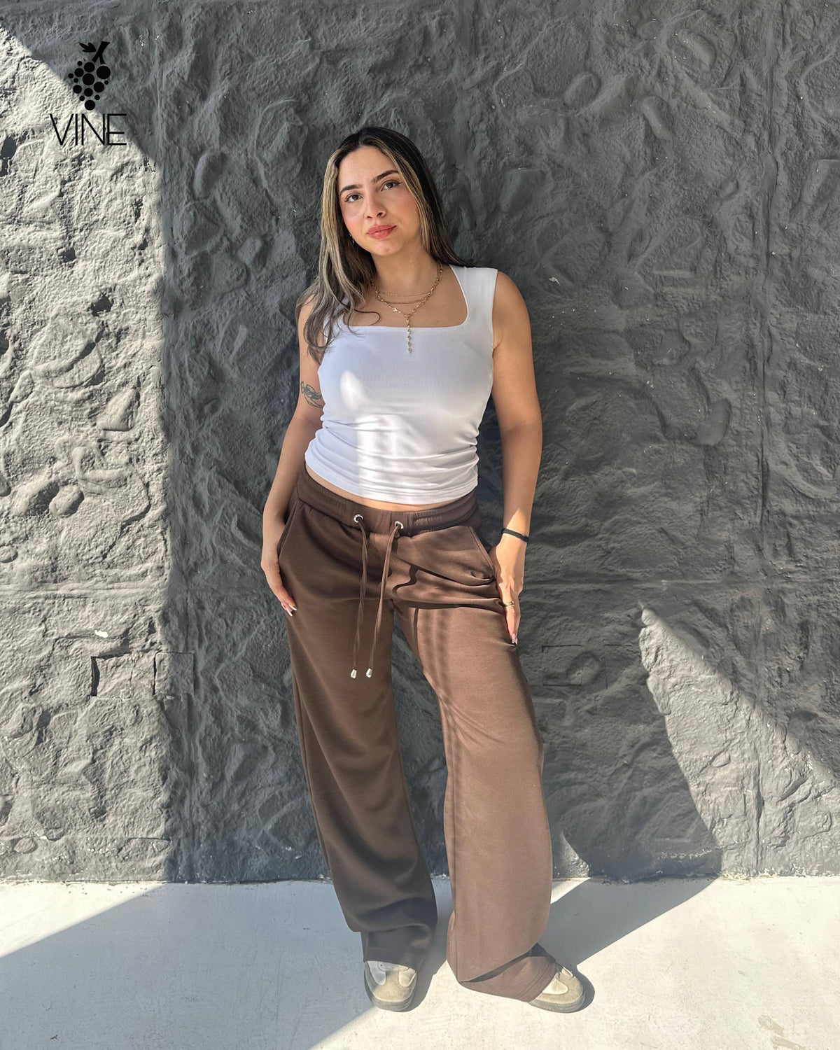 Relaxed Wide-Leg Sweatpants