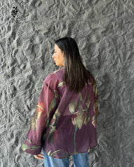 Bloom Cotton Chiffon Shirt