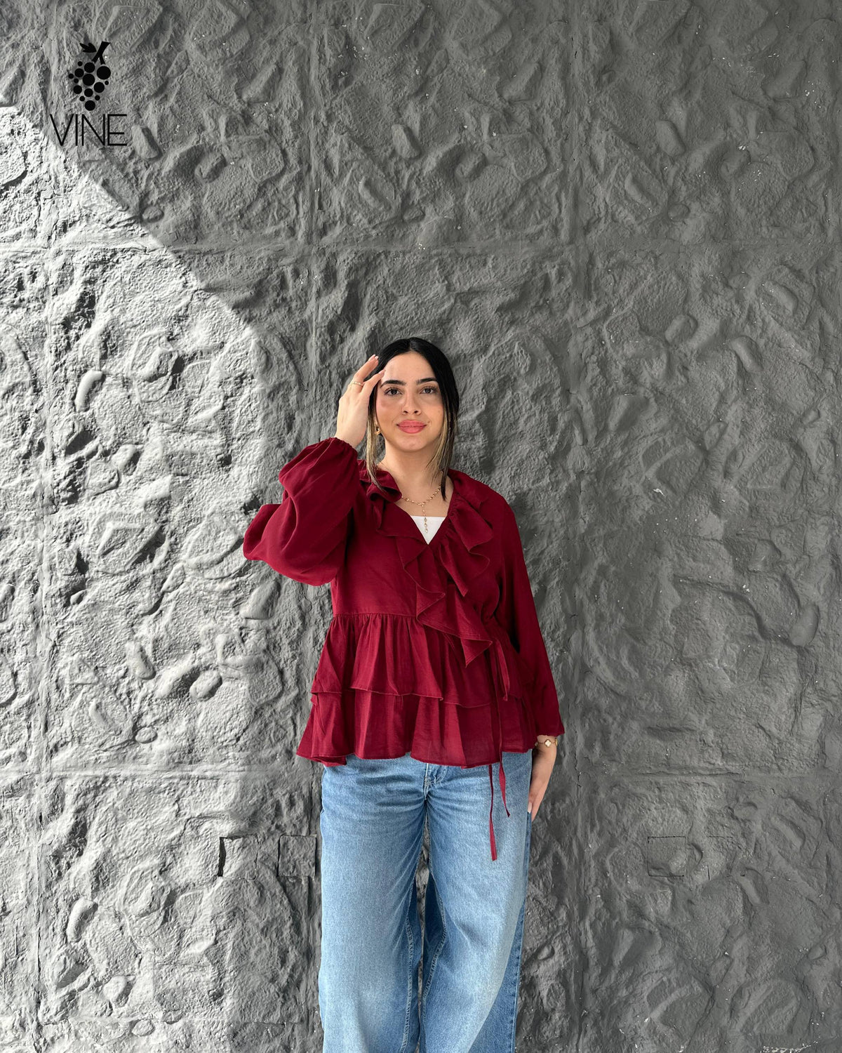 Ruffle Blouse