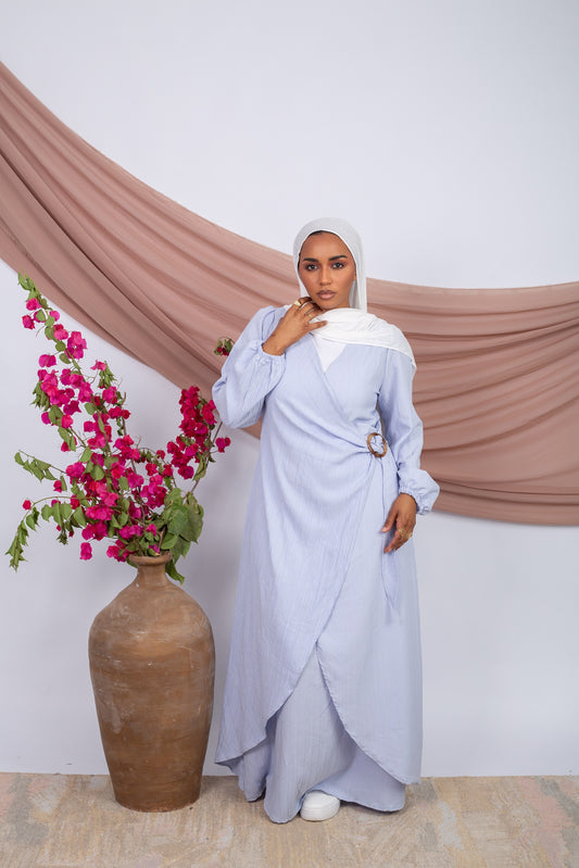 Moody Dress -Baby Blue